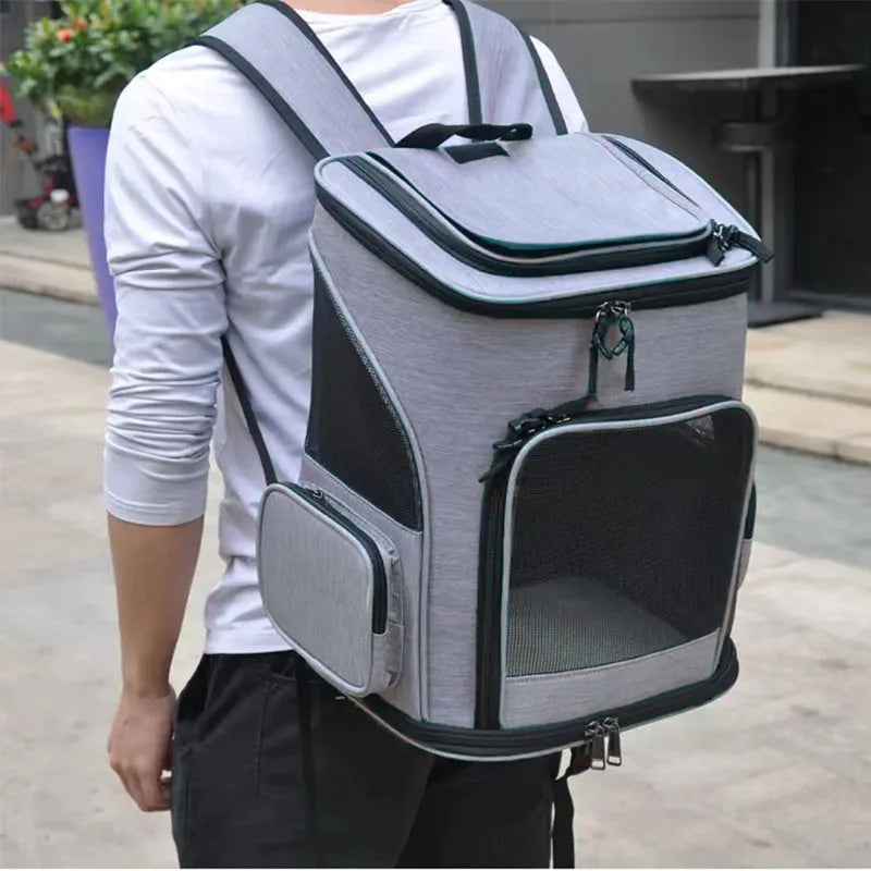 Pet Carrier Backpack Foldable Large Capacity Creative for Cats Dogs