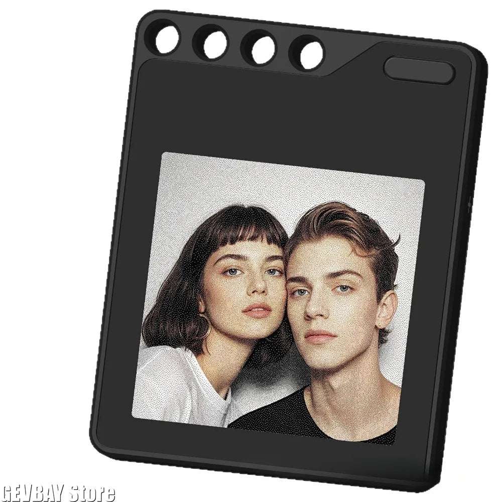 Memory Photo Transfer Screen 1.54' Inch 4 Color E-ink Display Keychain Badge Luggage Tag Pet Locator for Iphone IOS