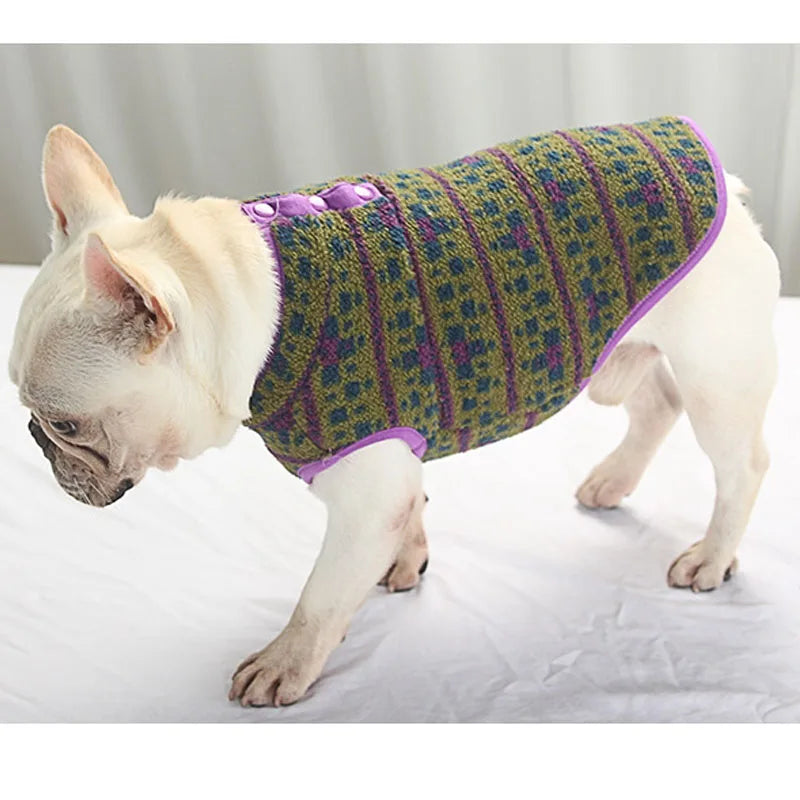 Fleece Dog Clothes Print Costume For Dog Warm Hoodies Suit Clothing For Small Dogs Dachshund Chiwawa Puppy Sweatshirt Sweater XL
