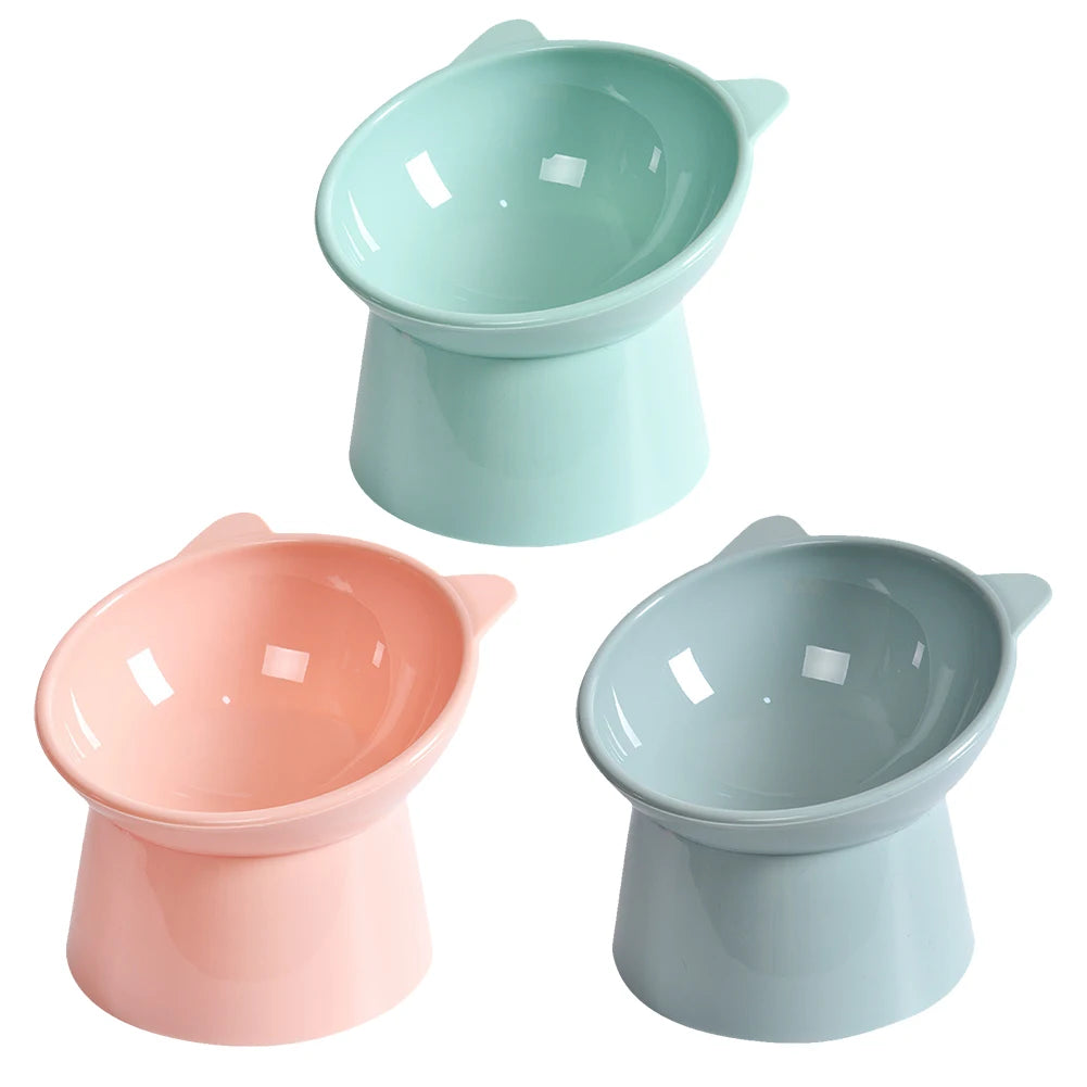 Tilted Food Bowl Elevated Raised Food Bowl Non Slip