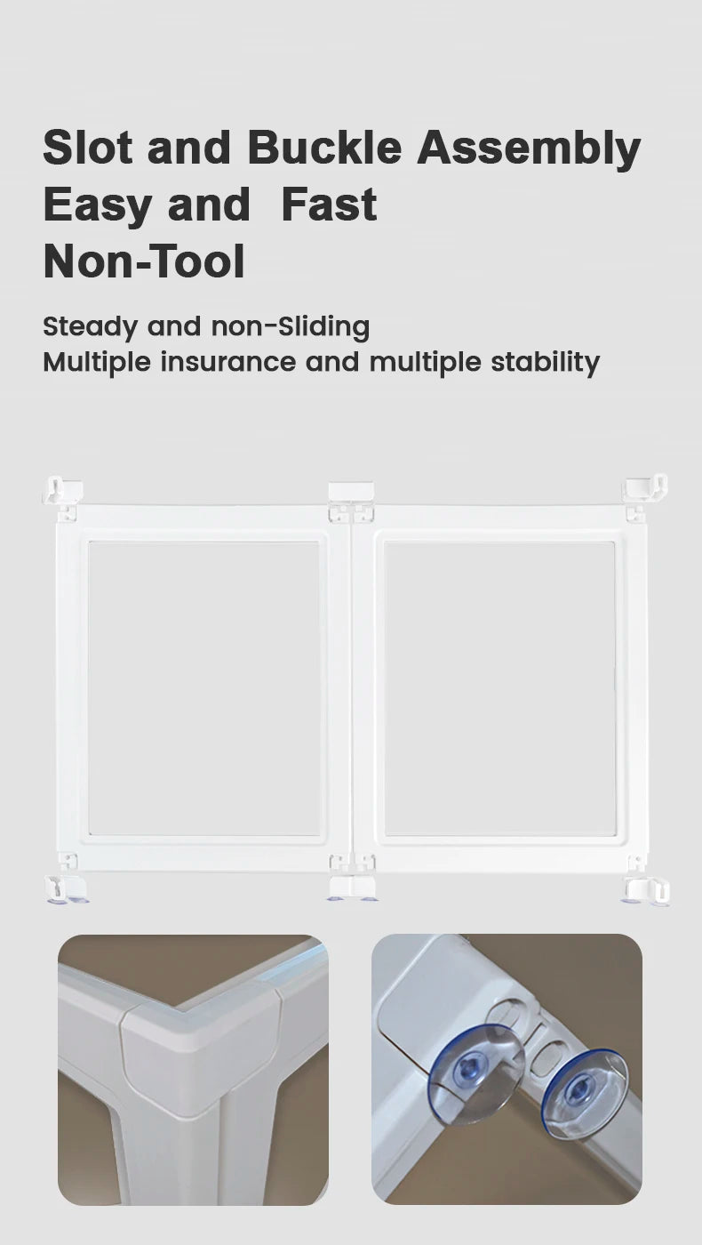 No-Tool Pet Playpen Suitable for Small and Medium Animals