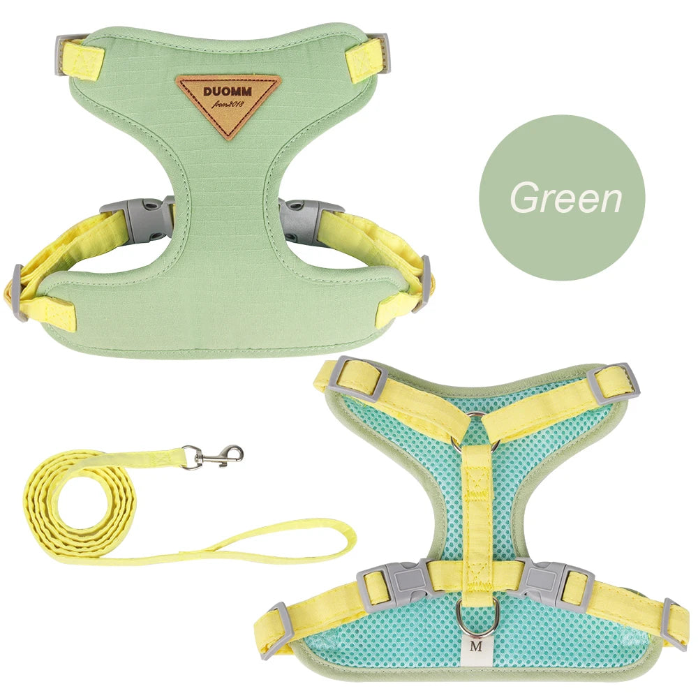 Cozy Soft Cat Harness and Leash for Walking Adjustable Pet Harnesses for Cats Gotas Katten Kleding Kitten mascotas Accessories