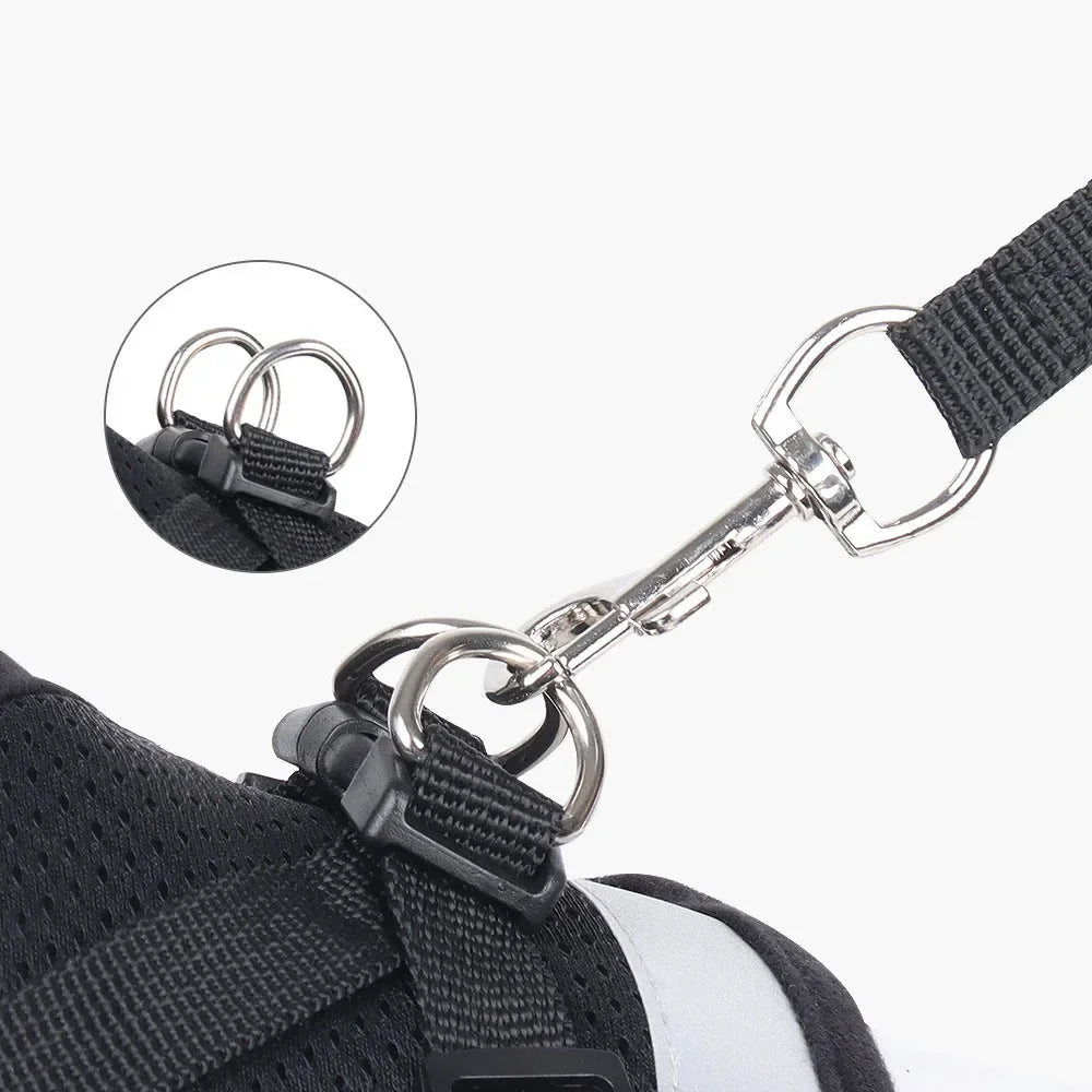 Cat Harness Leash Set Adjustable Reflective