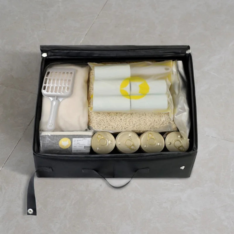 Outdoor Foldable Cat Litter Box Portable Folding Travel Pet Litter Box