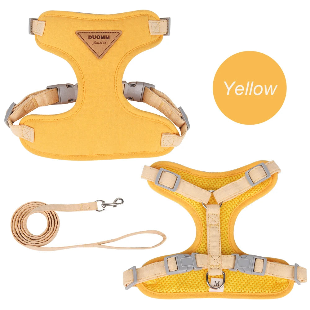 Cozy Soft Cat Harness and Leash for Walking Adjustable Pet Harnesses for Cats Gotas Katten Kleding Kitten mascotas Accessories