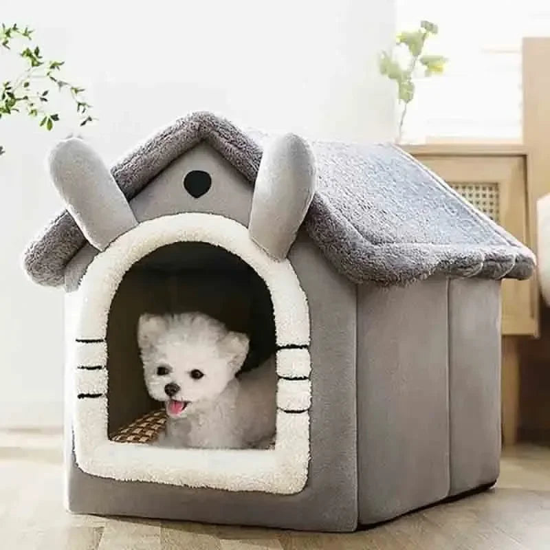 Indoor Warm Dog House Cat Bed Removable and Washable Cushion Suitable Four Season Universal