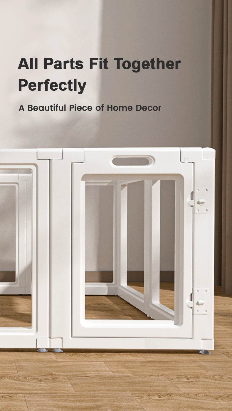 No-Tool Pet Playpen Suitable for Small and Medium Animals