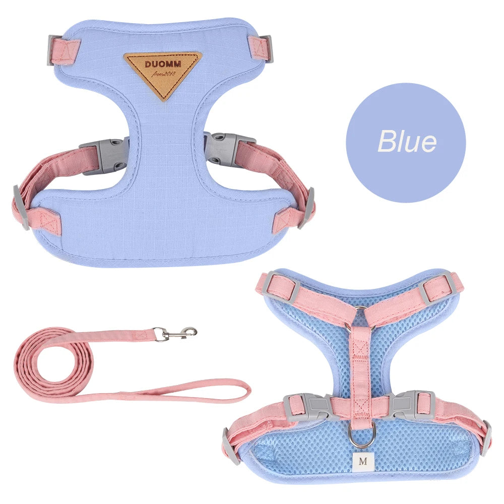 Cozy Soft Cat Harness and Leash for Walking Adjustable Pet Harnesses for Cats Gotas Katten Kleding Kitten mascotas Accessories