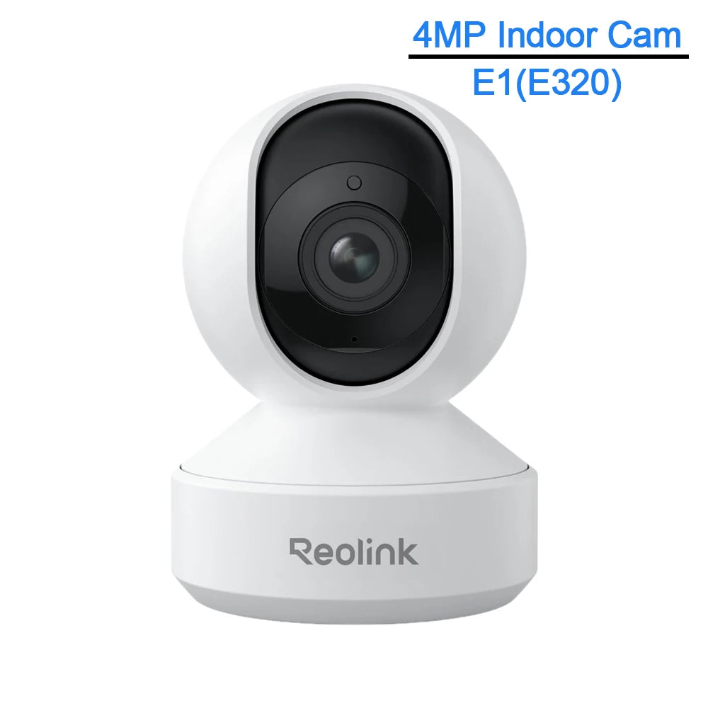 REOLINK 2K 4MP Indoor Security Camera 2.4G Wireless WiFi Plug-in 360 Degree 2-Way Talk Dog WiFi Camera for Baby/Pet Monitor