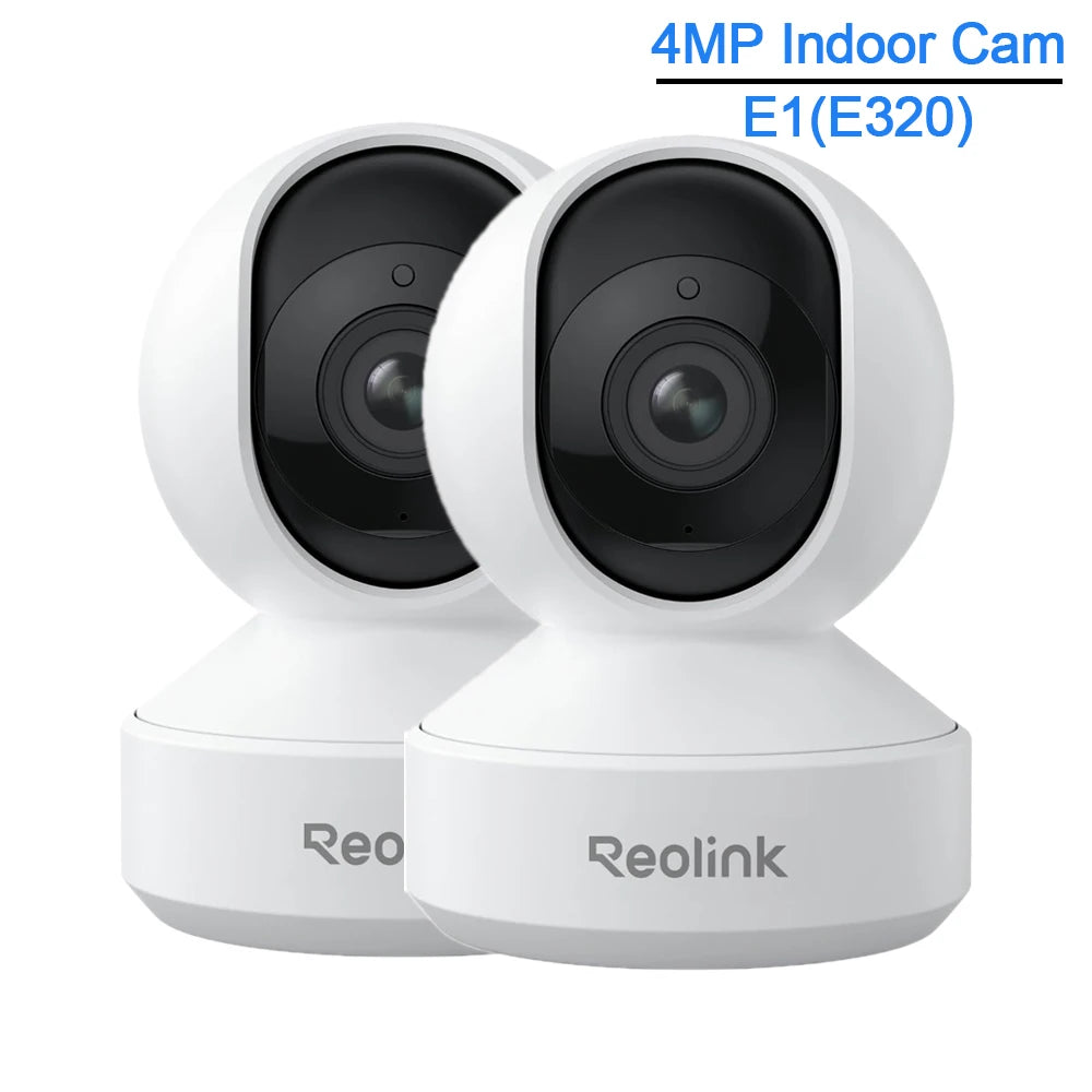 REOLINK 2K 4MP Indoor Security Camera 2.4G Wireless WiFi Plug-in 360 Degree 2-Way Talk Dog WiFi Camera for Baby/Pet Monitor
