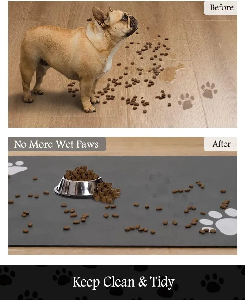 2pcs Bath Mat Rug Rubber Backing Non Slip Quick Dry Absorbent  Bathroom Rugs Soft Pet Feeding Mat Coffee&Chicken Mat Washable