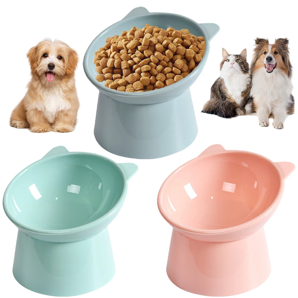 Tilted Food Bowl Elevated Raised Food Bowl Non Slip