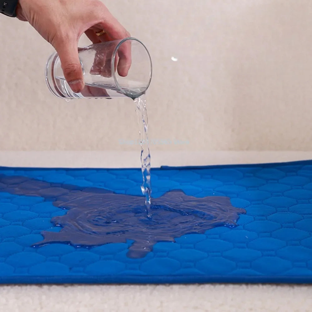 Reusable Dog Pee Pad Blanket Absorbent Diaper Washable Puppy Training Pad Pet Bed Urine Mat for Pet Car Seat Cover Pet Supplies