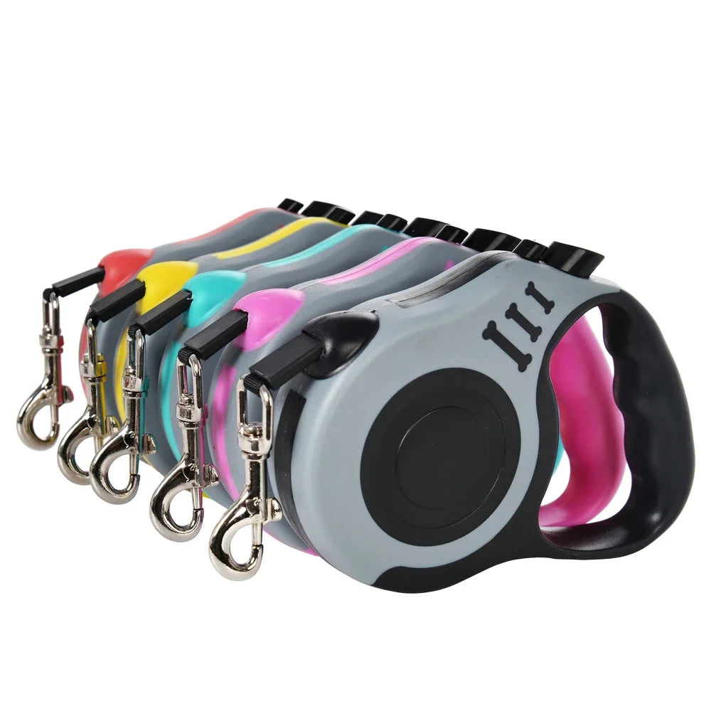 Automatic Retractable Strong Nylon Leash for Medium Pets
