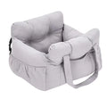pet Car Seat with Safety Belt   Washable Travel Carrier with Secure Straps for Safe Car