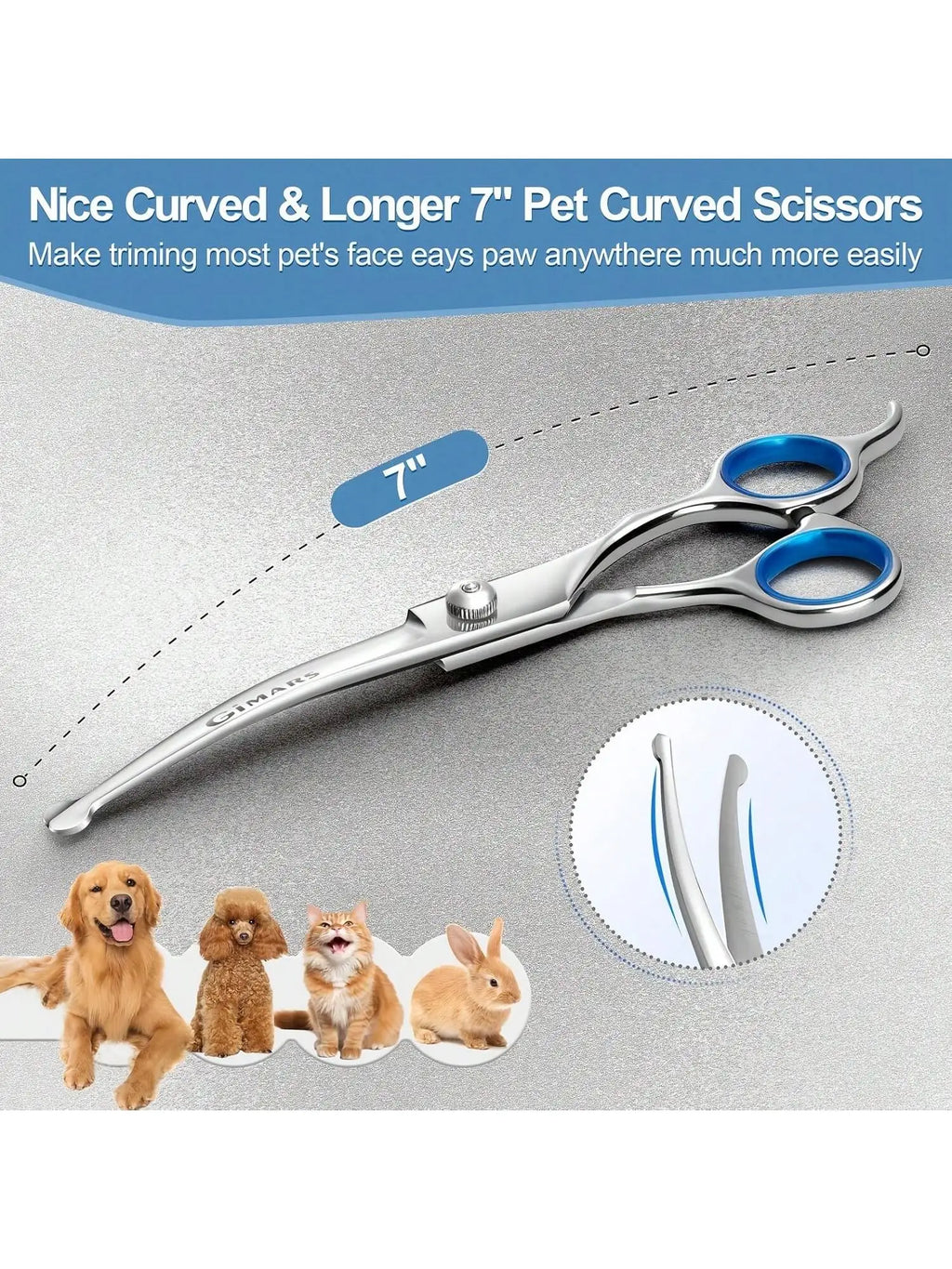 5-piece Professional Pet Beauty Scissors Set - Essential for Pets, Furniture Only, Black Storage Box