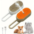 3-in-1 Self-Cleaning Pet Grooming Brush - Steam Spray Shedding Control for Cats Dogs (2026 New) | 24-hour Shipping