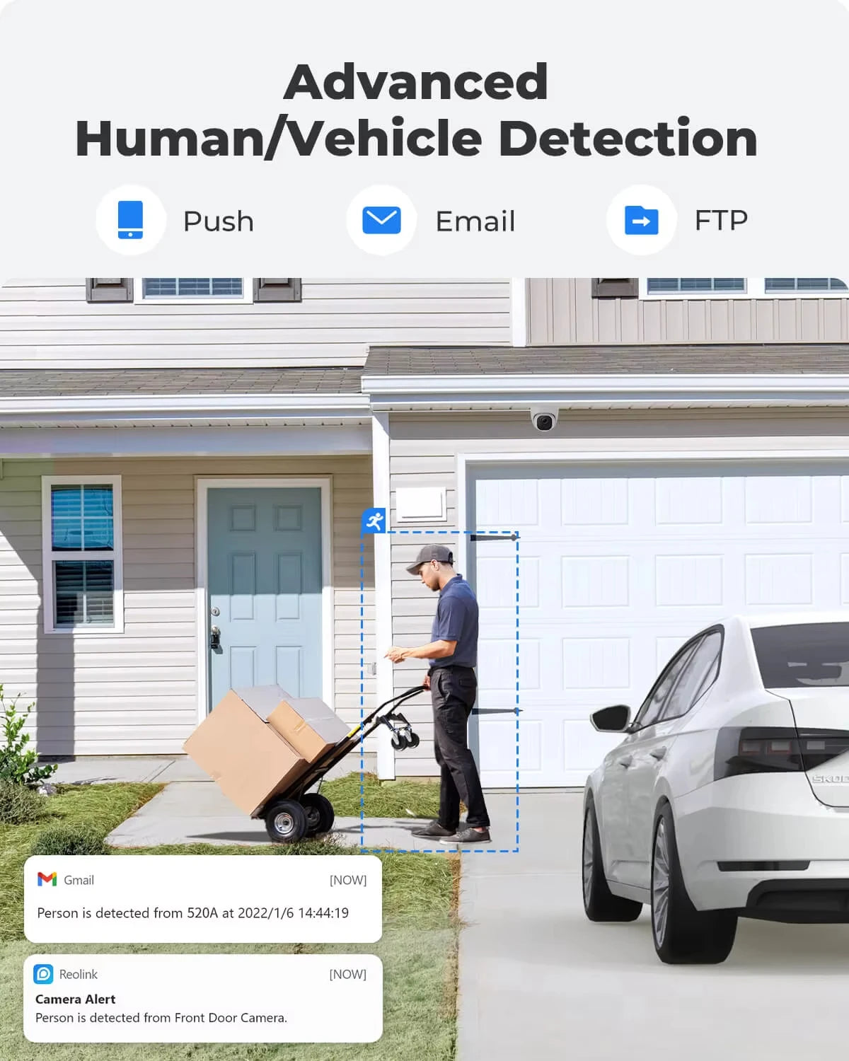 REOLINK 2K 4MP Indoor Security Camera 2.4G Wireless WiFi Plug-in 360 Degree 2-Way Talk Dog WiFi Camera for Baby/Pet Monitor