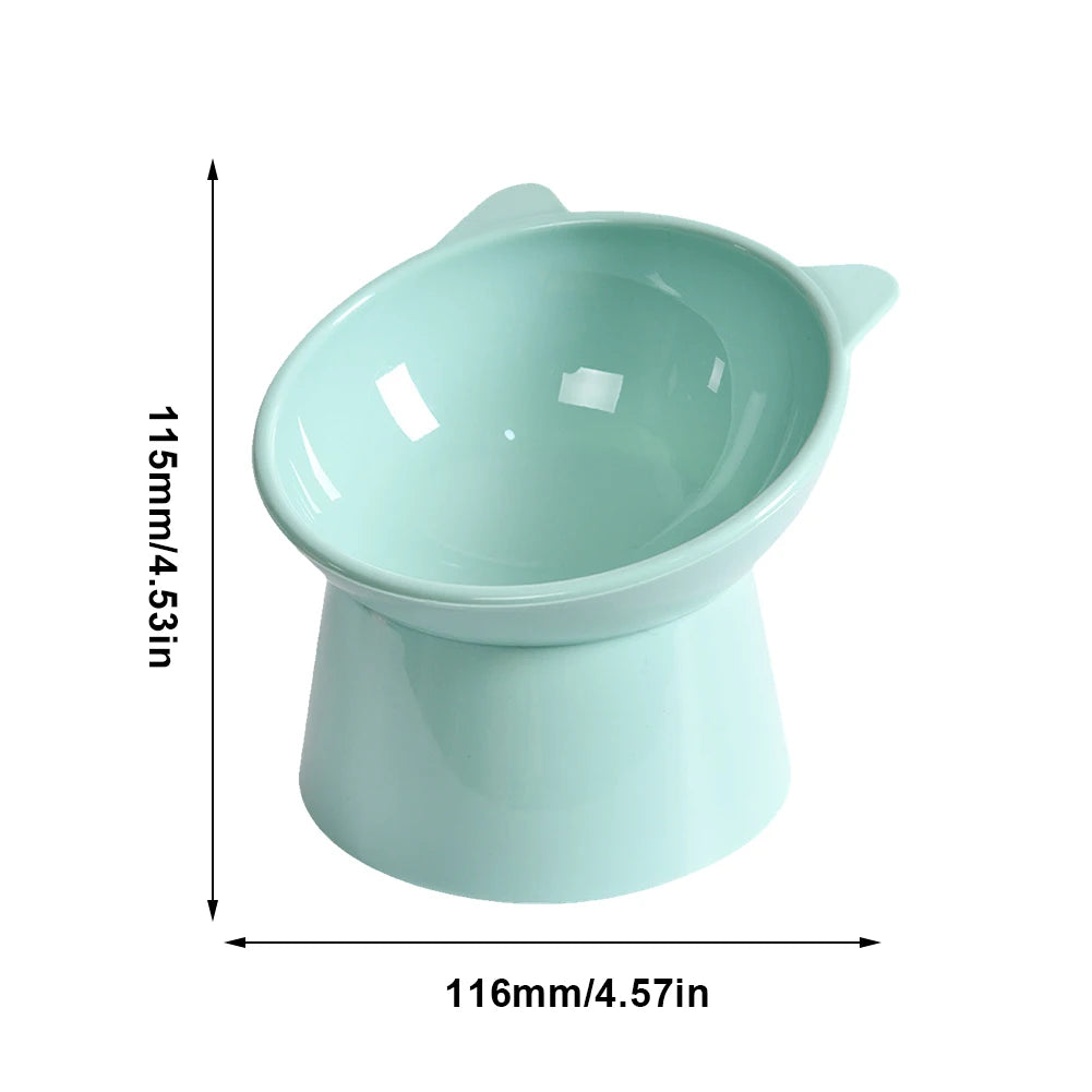 Tilted Food Bowl Elevated Raised Food Bowl Non Slip