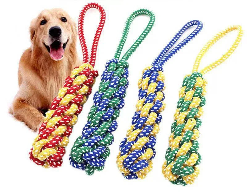 1pc Dog Toy Braided Resistant Pet Supplies