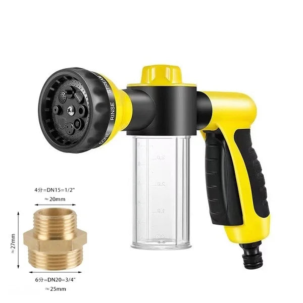 Pet Shower Nozzle Sprayer Hose dog shower Gun 3 Mode Adjustable Pet Wash Cleaning bath Water Foam Soap Sprayer dog clean tools