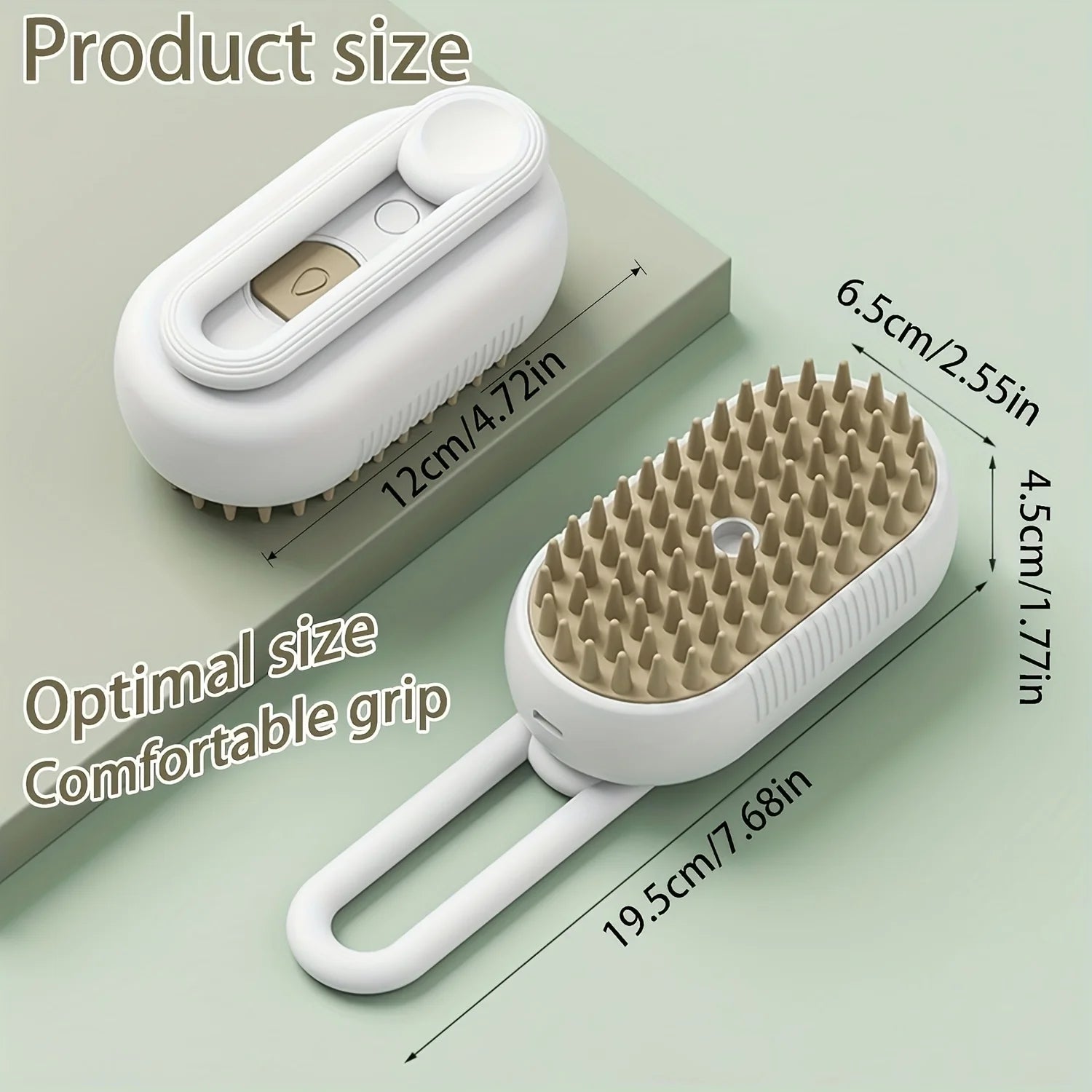 3-in-1 Self-Cleaning Pet Grooming Brush - Steam Spray Shedding Control for Cats Dogs (2026 New) | 24-hour Shipping