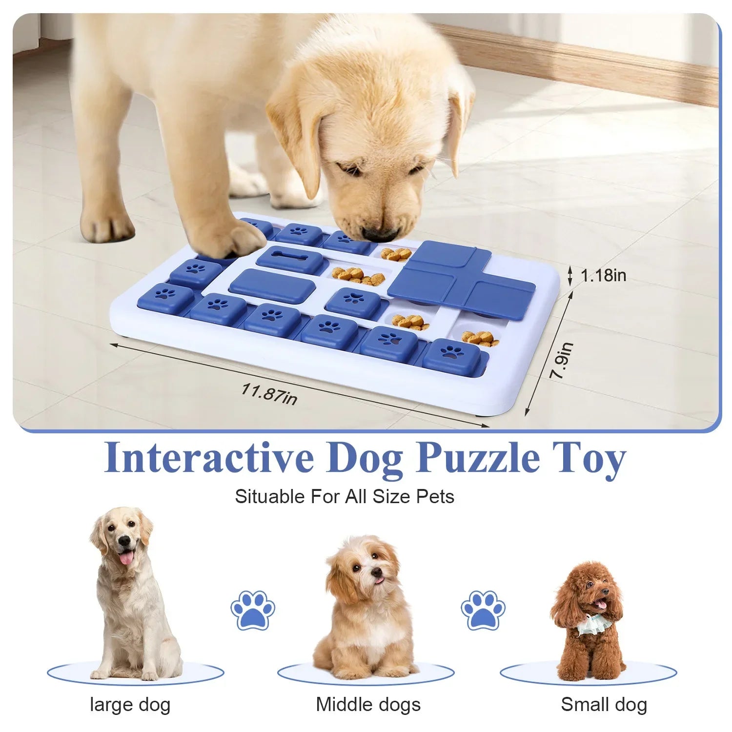 Dog Toys For Puppies Interactive Dog Toys For Training DogEnrichment Toys For Large Medium Small Smart Dogs Pet Puzzles To Plush