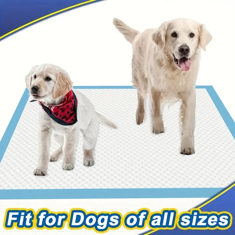 Super Absorbent Pets Pee Pads - 23.62x23.62,Leak-Proof Disposable Dog Pee Training Pads for Puppies, Dogs, Doggie, Cats, Rabbits