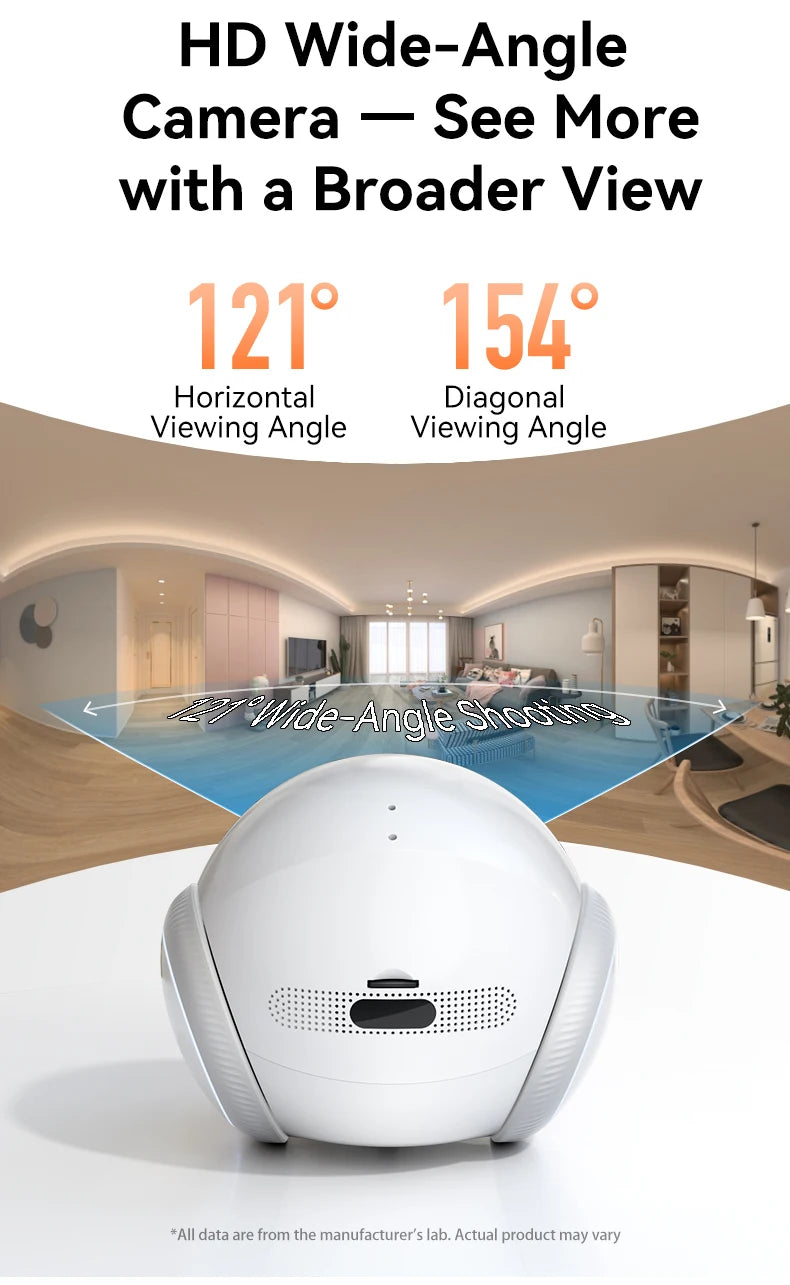 OKAM Magic S1 Robot Camera HD 2K 5G WIFI Pet Camera Remote Mobile Expression Interactive Pet Health Detection Ai Smart Camera
