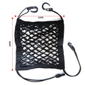 Pet Car Barrier with Automatic Safety Mesh Storage Bag Back Seat Safety Protector Mesh Net