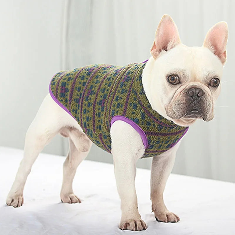 Fleece Dog Clothes Print Costume For Dog Warm Hoodies Suit Clothing For Small Dogs Dachshund Chiwawa Puppy Sweatshirt Sweater XL
