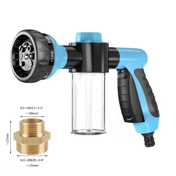 Pet Shower Nozzle Sprayer Hose dog shower Gun 3 Mode Adjustable Pet Wash Cleaning bath Water Foam Soap Sprayer dog clean tools