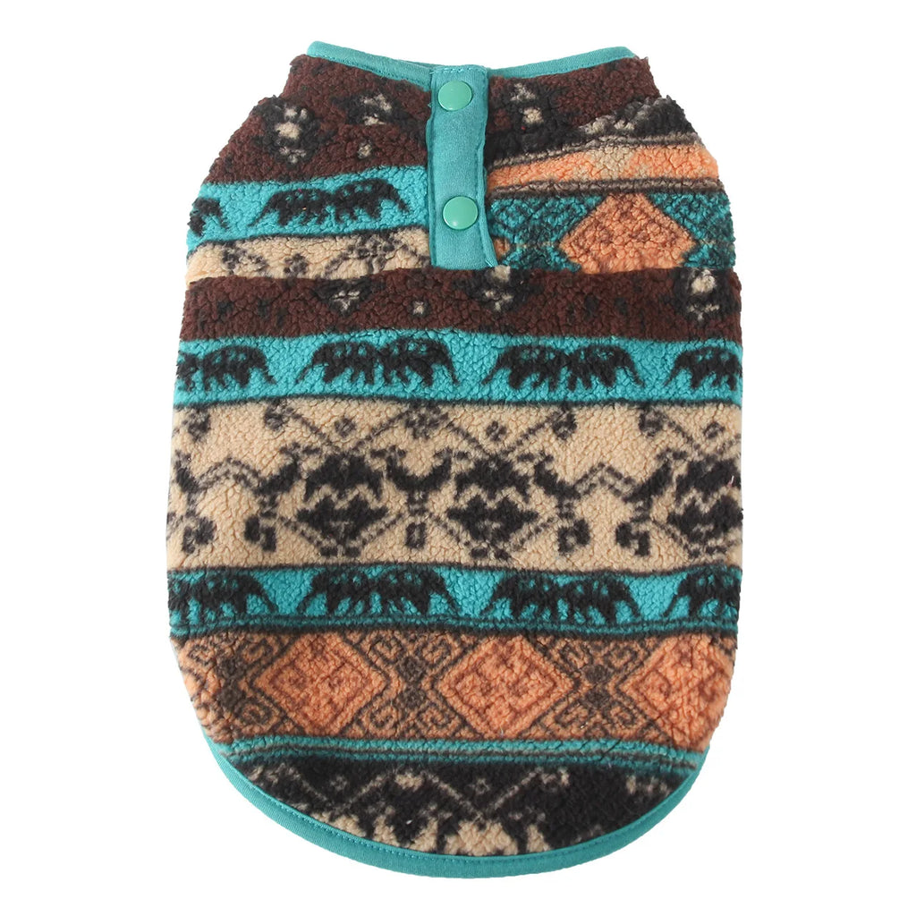 Fleece Dog Clothes Print Costume For Dog Warm Hoodies Suit Clothing For Small Dogs Dachshund Chiwawa Puppy Sweatshirt Sweater XL