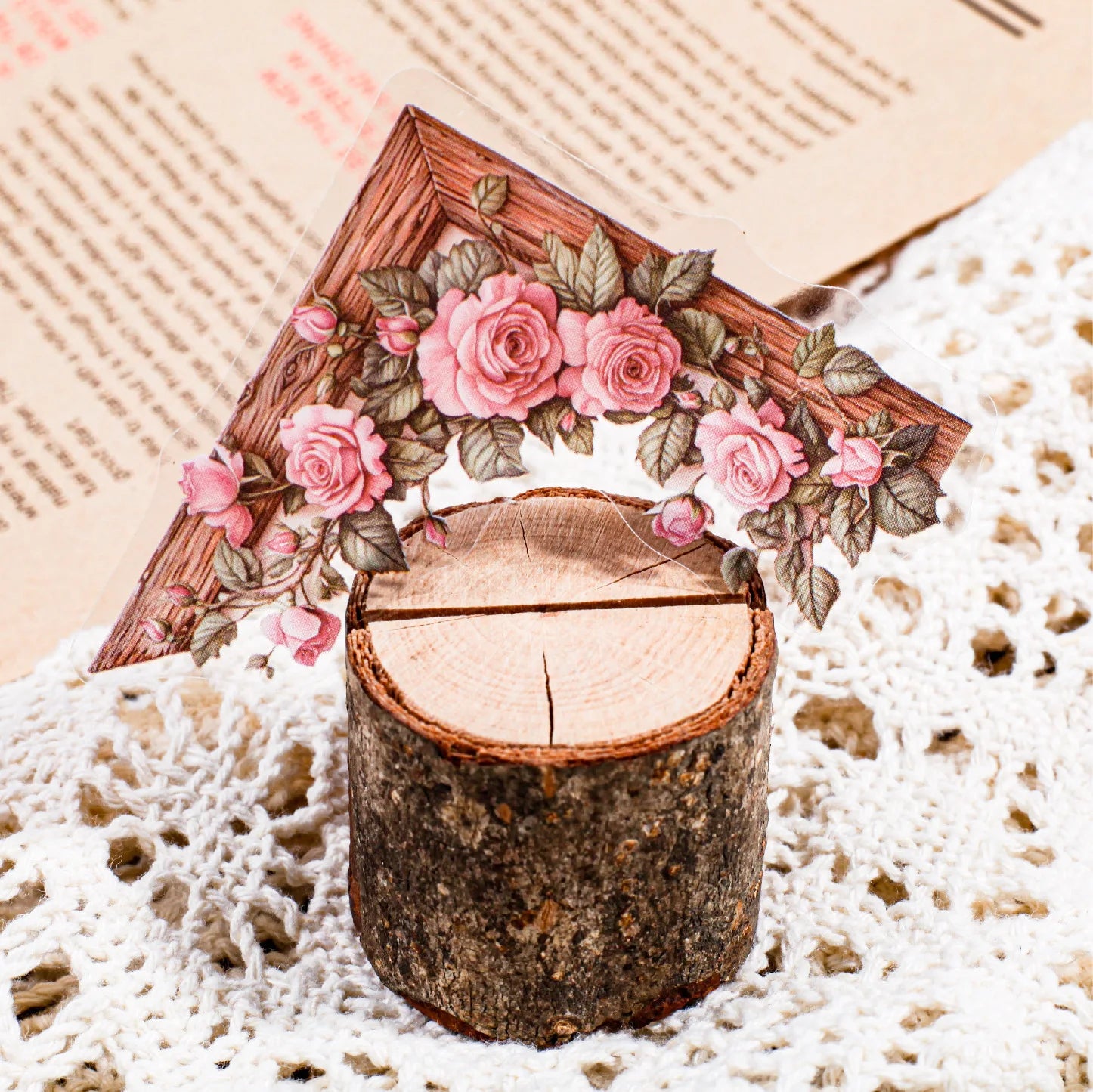 Mr Paper 180pcs Courtyard Corner Series PET Edge Sticker Pack Vintage Lace Handbook Decorative Stickers DIY Calendar Scrapbook