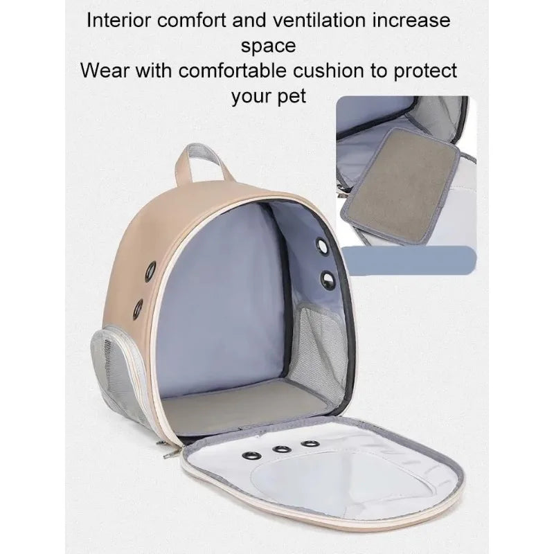 Pet Backpack Foldable Outdoor Breathable Travel Bags for Kittens/Dogs Going Out Pets Bag