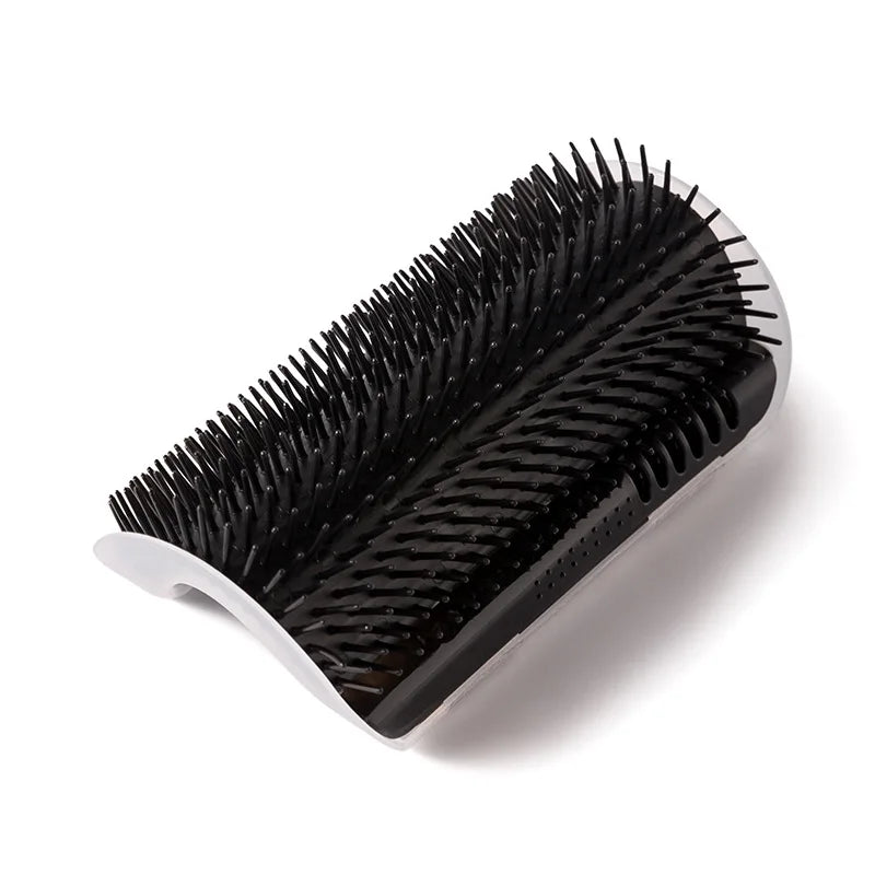 Cat Massager Brush Pet Combs Stick-able Plastic Scratcher Remove Hair Grooming with Catnip Kitten Self-Clean Supply Accessories