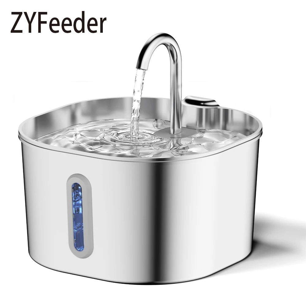 2.2L Automatic Cat, dog Water Fountain Stainless