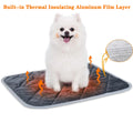 Self Heating Pet Pad, Extra Warm Thermal Crate Pad Washable Anti-Slip Kennel Mat Pet Supplies for Medium Small Dogs and Cats