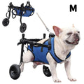 Slim Design Small Dog Wheelchair; Rehabilitation Equipment for Hind Limb Impaired Pets